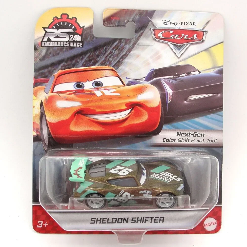 Mattel Disney Pixar Cars Sheldon Shifter #92 RS24h Next-Gen Color Shift Diecast